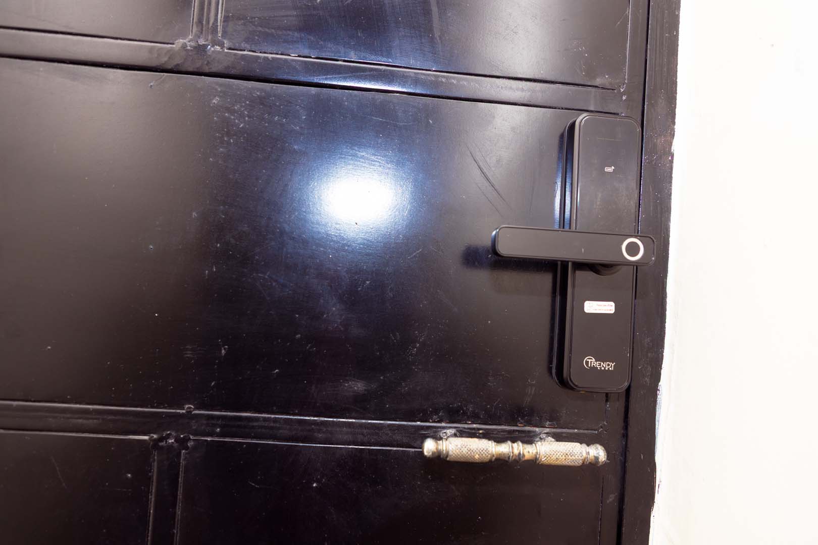 Main door with smart lock